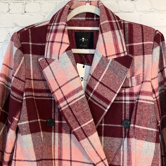 Nwt 7 for all mankind gorgeous lined jacket! - Picture 2 of 9